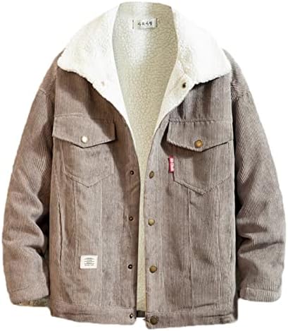 Машка есен и голема блуза Зимски кашмир палто врвот лабава џеб машка палта и јакни