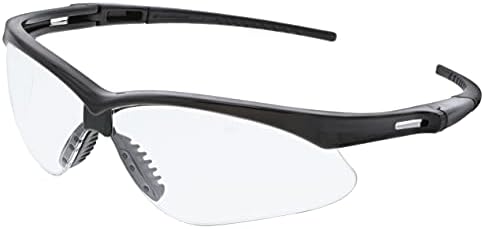 Безбедност на MCR Security Memphis MP110AF безбедносни очила, заштита на очите, црна рамка, чиста леќа за анти-магла UV-AF