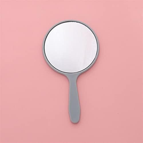 Огледало на осветлување на акис за шминка за шминка квадрат суета огледало со рачно огледало Компактно огледало Козметичко огледало