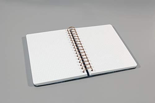 Sigel JN601 Спирална тетратка Премиум, A5, Dotted, тврд портал, 240 страници, бело/црно/розова - olоли