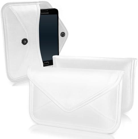 Boxwave Case Компатибилен со Sony Xperia L1 - Елитна кожна месинџерска торбичка, синтетички кожен покрив дизајн на пликови за дизајн на