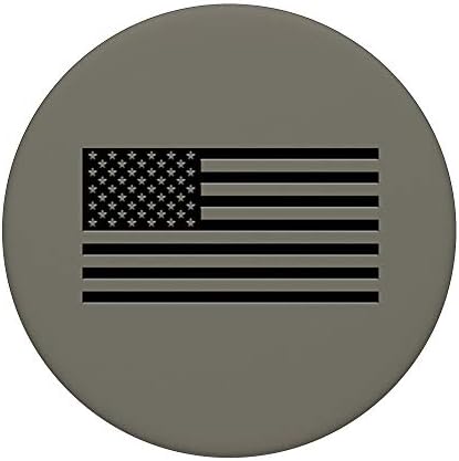Епско кул маслиново американско знаме Патриотски тактички воени воени поппокети PopGrip: Заменлива зафат за телефони и таблети