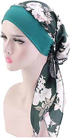 Rongенски женски рак на глава на глава лабава обична печатена капа турбан бејзбол капачиња тврда капа капа Армија зелена