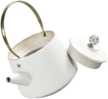 Jardwe канцеларија декор керамички чај тенџере ретро керамички чај котел чајник: порцелански чајници со инфузер вода котел