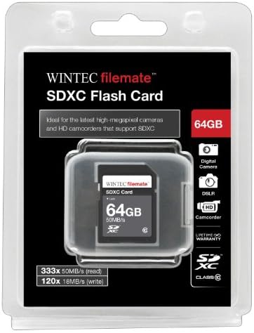 64gb Класа 10 SDXC Мемориска Картичка Со Голема Брзина 50MB/Сек. Совршен за континуирано снимање и снимање со голема брзина во ХД. Доаѓа Со Топла