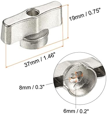 Копче за контрола на вентилот Patikil 37x19mm, 3 парчиња леано железо, со рачка за рачка за замена на рачката со завртки за кујна