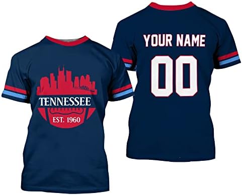 Обични фудбалски маици, персонализирано име и број кошула за фудбалски обожавател, мажи жени, роденденски подарок, ден на татко