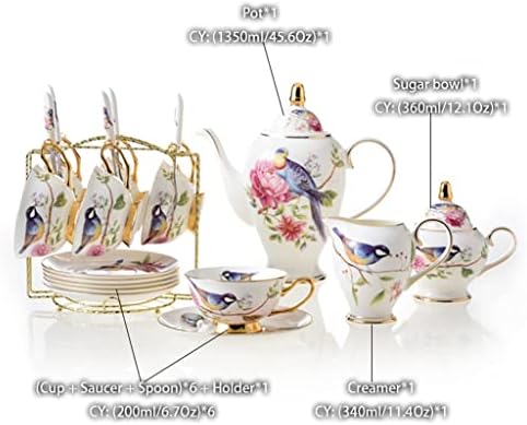 SBSNH пастирска птица порцеланска кафе сет чај сет керамички чај сет сад чаша керамичка чаша чајничка забава чај сет кафе