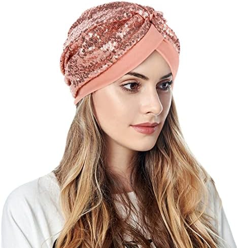 Womenените муслимански турбан хечбони затегници за коса, капаче за шал на главата, обесхрабрена капаче