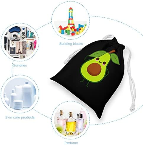 Авокадо Овошје Платно Чанта За Складирање Торба За Влечење За Повеќекратна Употреба Торбичка Торбичка Торба За Намирници За Домашно