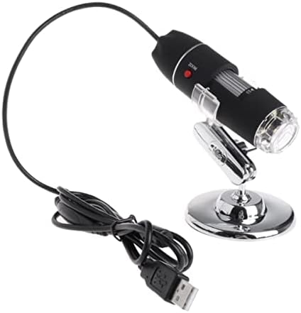 Додатоци за микроскоп 1600x 2MP Зум микроскоп 8 LED USB лупа на фотоапарати лабораториски потрошувачки