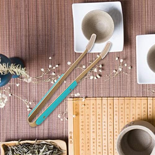 Ｋｌｋｃｍｓ Клип за чај од кинески стил Кунгфу чај со чај сет алатка за надворешно затворено, сино