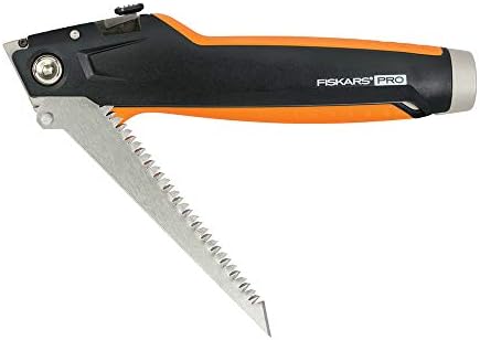 Fiskars 770060-1001 Про Drywaller Комунални Нож, Портокалова/Црна