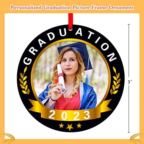 Whatsign 2023 Дипломирање слика Рамка Орнамент Класа од 2023 година Дипломирање Фото рамка Орнамент Персонализирана дипломирање
