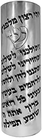 Талисман4У заштитен автомобил Мезуза со хебрејски патници молитвен свиток еврејска мезуза од Израел Ерусалимска уметност Јудаица подарок