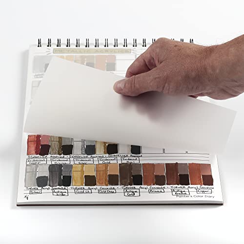 HG Art Concepts Concepts Diary Diary во боја - 9x12 Спирална книга без киселина во боја на киселина - масло/акрилик и акварел/мултимедијален