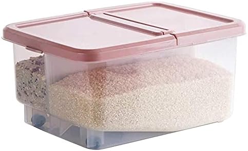 КОНТЕЈНЕР За Складирање Кутија За ориз Пластична Одделена Кофа За Ориз Кутија За Складирање Ориз Кујна Запечатена Кутија За Складирање