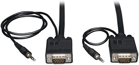 Tripp Lite VGA Coax Coax Кабел Со аудио, кабел Со Висока Резолуција СО RGB coax 50-ft.