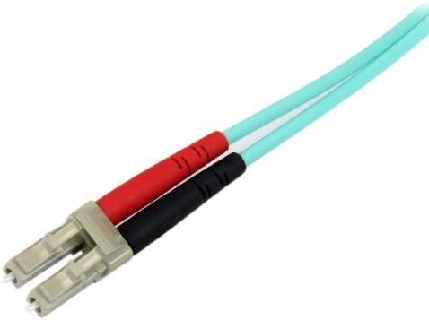 Startech.com 2M LC/UPC до SC/UPC OM3 мултимоден кабел за оптички влакна, целосен дуплекс 50/125 μm Zipcord Fiber, 100G мрежи, Lommf/VCSEL,
