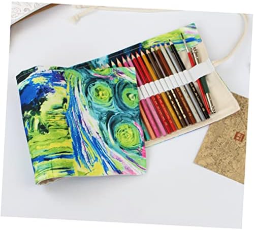 Tofficu Box 72 Paint Chrush Rollup боја држач за четка за четка за боење четка за складирање пенка за завеси за молив, мажи и жени со висок