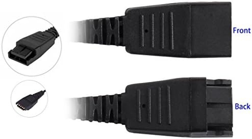 Замена QD Брзо исклучување кабел за кабел за Jabra GN1200 Coil Codile Direct Connect 88011