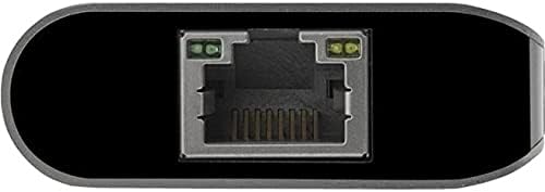 Startech.com USB C MultiPort адаптер-USB-C патување до 4K HDMI, 3X USB 3.0 центар, SD/SDHC, GBE, 60W PD 3.0 Pass-Through-Преносен USB-C мини
