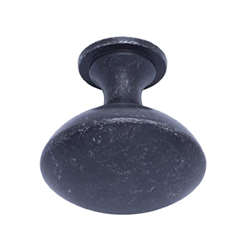 Копче за фиоки за фиоки на Јужен Главен хардвер, дијаметар од 1,57 инчи, антички сребрена завршница, издржлива конструкција на легура на