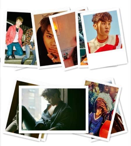 Kpop Shinee 5 -ти албум 1 и 1 Lomo картичка 30 парчиња Полароидни фото -картички во Ironелезна кутија