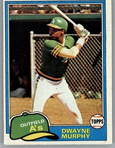 1981 Топпс #341 Двејн Марфи Оукланд Атлетика МЛБ Бејзбол Трговска картичка