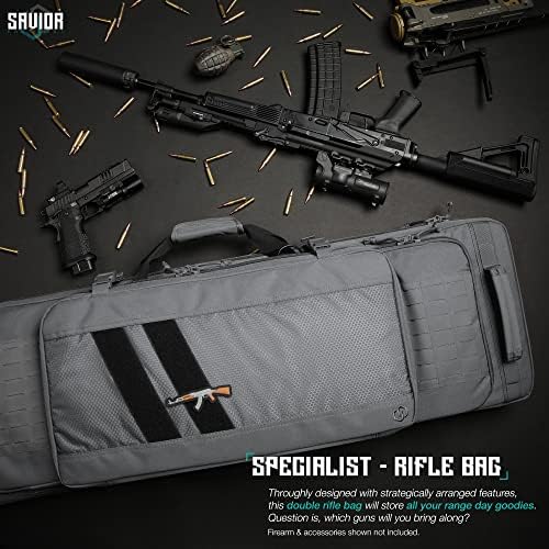 Специјалистичка опрема за заштеда на опрема 36 42 46 тактички двоен долг пиштол торба ранец 4 пиштол пиштол куќиште, заклучени патенти, рачки за влечење, лента за рамо