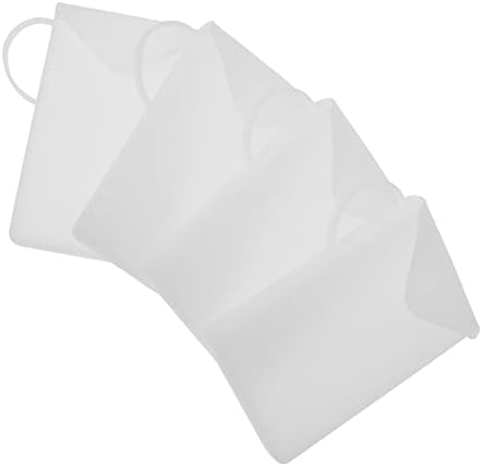 Заздравување торба за покривање бели клипови клипови кеси за лице Организатор за маска торбичка преносна носач чувар за пригушувач накит куќиште