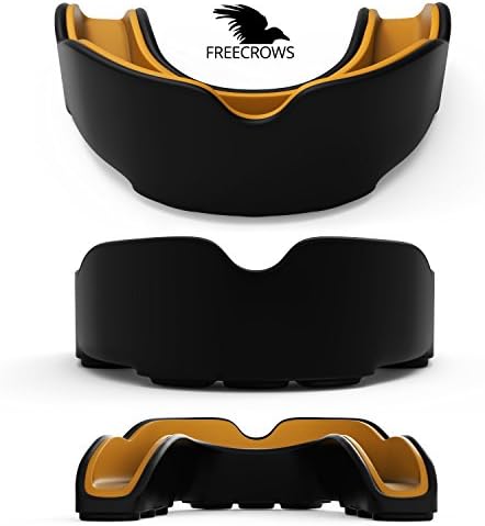 Freecrows MMA Matherguard / Младински чувар на устата - Заштита на заби за џвакање - Сите контакти со спорт и игри - UFC, бокс, таеквондо, воени вештини, итн. - Двајца уста за жени и ма