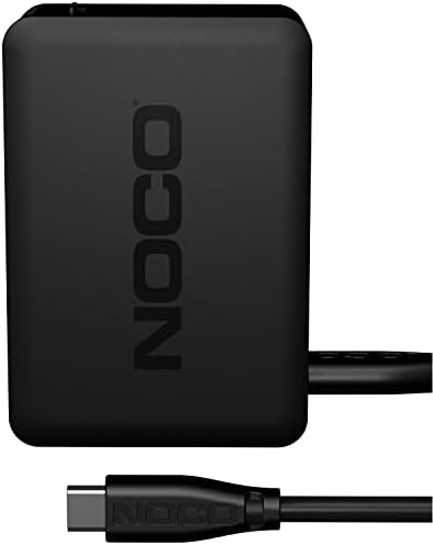 NOCO U65 65W USB-C полнач, испорака на електрична енергија Брз полнач, преносен полнач за микро wallидови и меѓународен полнач за