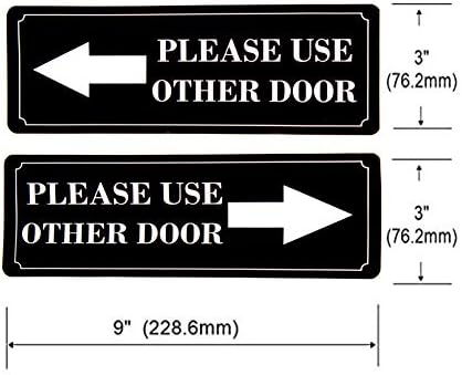 Esplanade Ве молиме користете други налепници за налепница на врата/различна врата - лесна за монтирање на долготрајната големина на мастило отпорни на временски услов