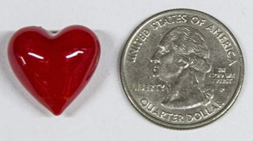 Стаклени срца сет од 6 мали со метална послужавник за сервирање