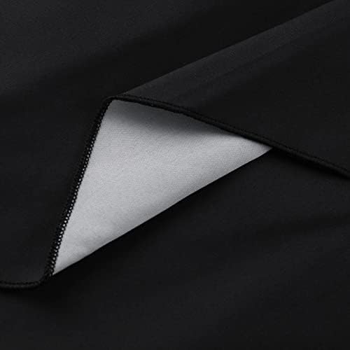 Црн Зимски Фустан За Жени, Секојдневен Печатен Патент Со Патент Со Кратки Ракави Обложен Со Голем Долг Фустан