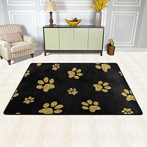 Големи меки килими златни шепи отпечатоци расадник плејматски килим под мат
