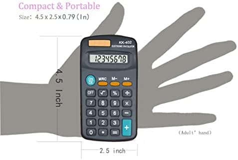 Основен калкулатор двојна моќност 8 цифрен калкулатор за работна површина