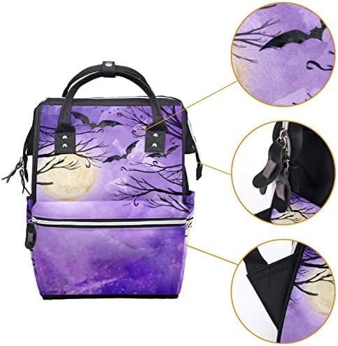 Гранки Виолетова Торба За Пелени Ранец Торби За Менување Пелени За Бебиња Мултифункционална Торба За Патување Со Голем Капацитет