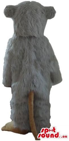 Spotsound Poussum Grey Bear Carthoon Charkeats Mascot Mascot us костум фенси фустан