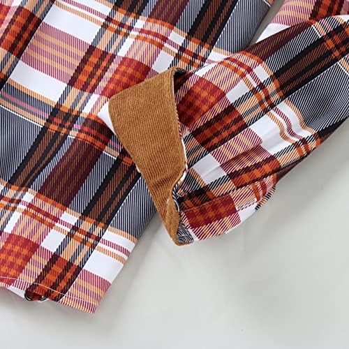 Xxbr карирани кошули за мажи, пролетно проверено копче надолу со долги ракави за надворешна облека од лабава јакни кошула со џеб