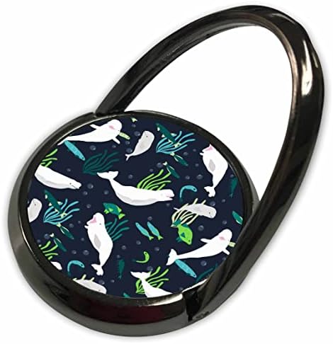 3Drose Janna Salak Designs под морето - Белуга океан темно сина - телефонски прстени