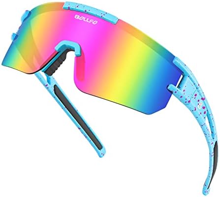 Болфо спортски поларизирани очила за сонце за мажи, UV400 Заштита велосипед стакло за бејзбол риболов пешачење голф голф