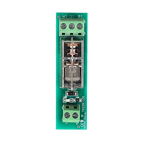 AnmBest 1 канал AC/DC 24V Rail Mount Relay Interface Interface PNP NPN SPDT 16A Pluggable Power Relay, G2R-1-E