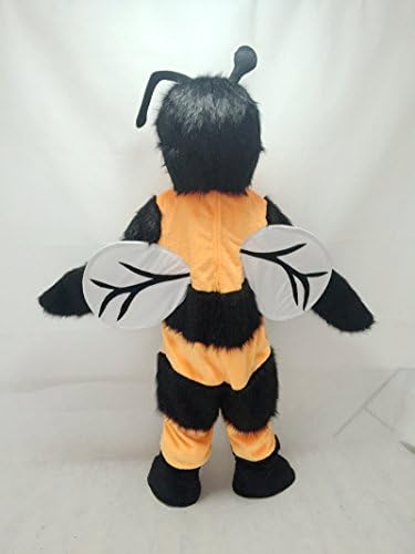 Симпатична плишана портокалова пријателска пчела маскота костум