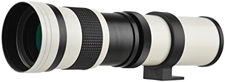 Xixian Camera MF Super Tephoto Zoom Lens f/8.3-16 420-800mm T2 монтирање со m-mount адаптер прстен 1/4 замена на низата за m m2 m3 m5 m6 Mark
