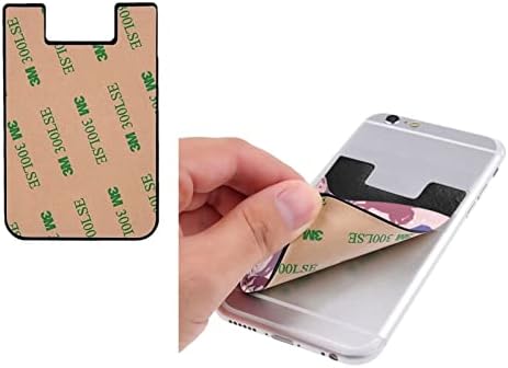 Gagaduck Horse Leadive Телефонски мобилен телефон стап на картички за ракави на паричникот држач за лична карта компатибилен со повеќето паметни телефони