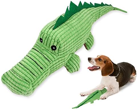 Petpphindu Dog Screaky Plush Toy Molar Teets Cleaning Toy играчка крокодил кадифен играчки интерактивна играчка за мали, средни и големи
