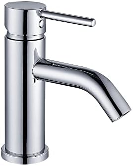 Satico Faucet Faucet Faucet 1 Deck Mount Mount Conterset Faucet Chrome Faucet, F40119