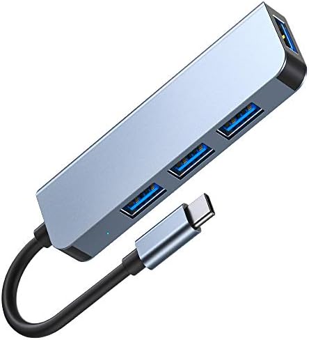 USB C Hub Адаптер, Тип C ДО USB 3.0 И USB 2.0 Центар, USB C Hub 4 во 1 Е Погоден за Лаптопи, КОМПЈУТЕР, USB Флеш Дискови, Глушец, Тастатури,